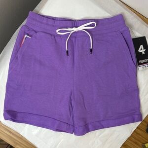 NWT FOURLAPS LAVENDER RUSH SHORT